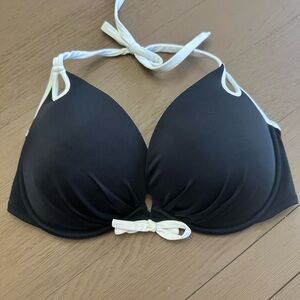 Victoria’s Secret Black & White Bathing Suit Top